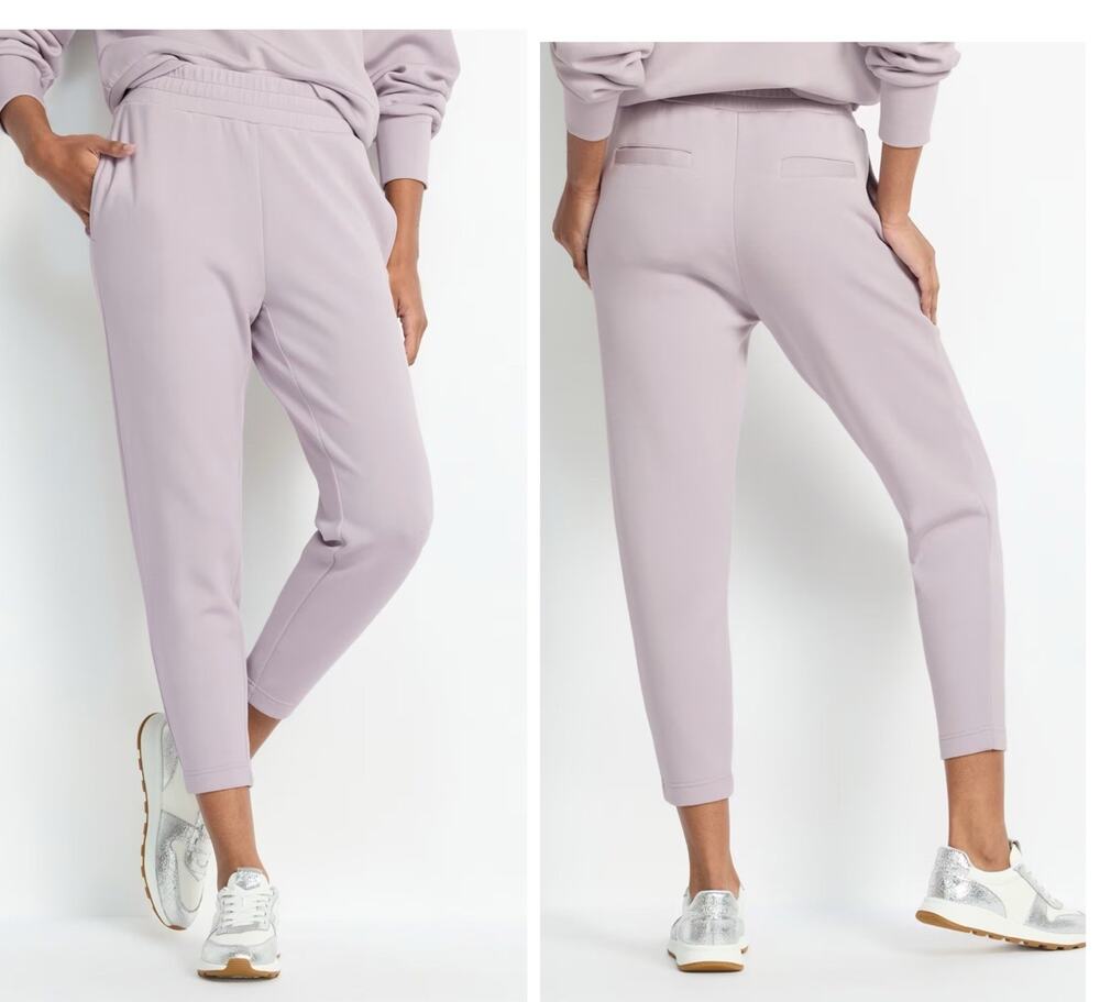 Varley The Slim Pant 25 Jogger Pants Raindrops Light Purple Size Medium NEW